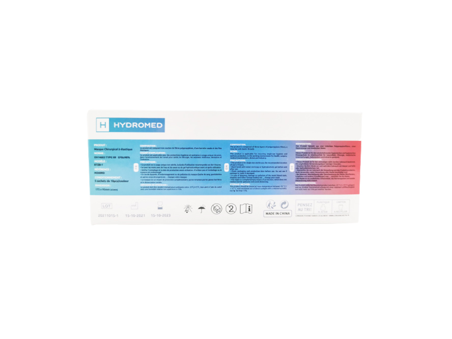 Masque chirurgical Type IIR Multicolor Dégradé